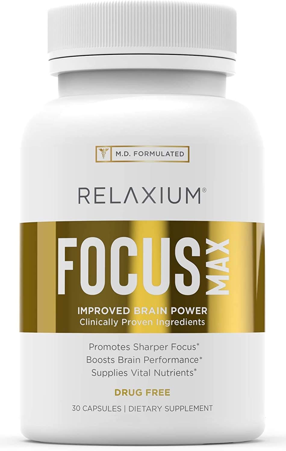 Relaxium Focus Max, Brain & Focus Health Supplement