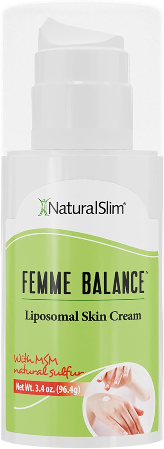 NaturalSlim Femme Balance - Progesterone Cream for Women 3.4 oz