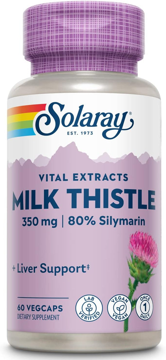 SOLARAY Milk Thistle Seed Extract One Daily  60 count