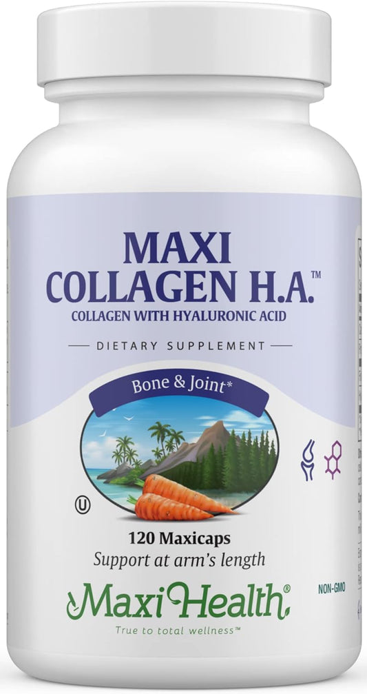 Maxi Health Collagen with Hyaluronic Acid - 120 Capsules