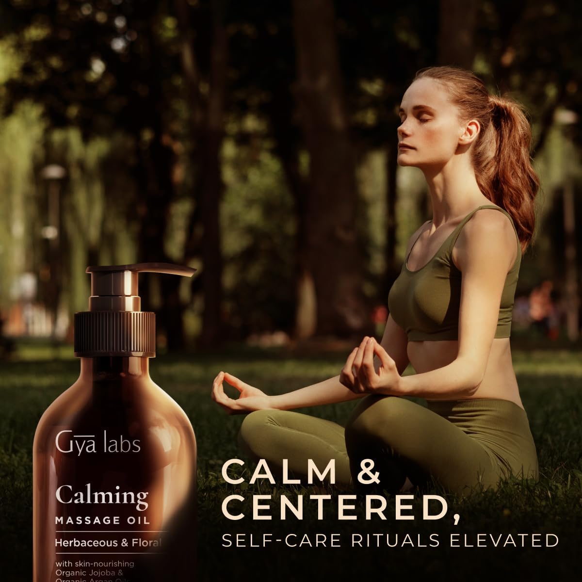 Gya Labs Calming Massage Oil for Massage Therapy