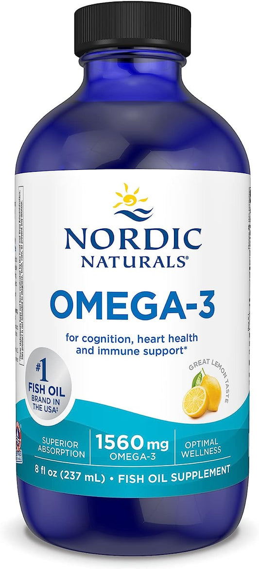 Nordic Naturals Omega-3, Lemon Flavor