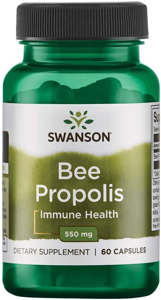 Swanson Bee Propolis  60 Capsules