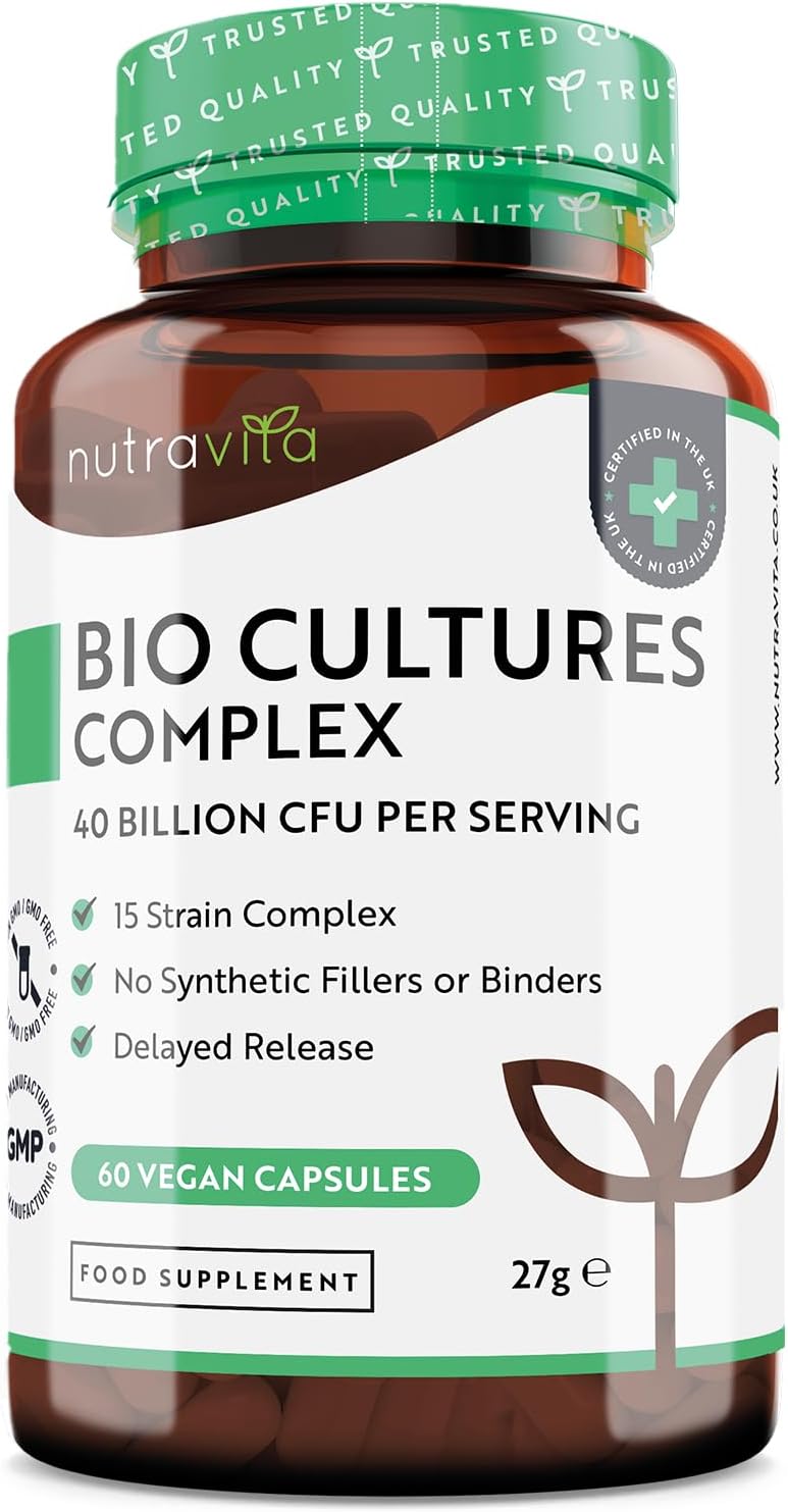 Super Strength 40 Billion CFU Bio Cultures Complex 60 count