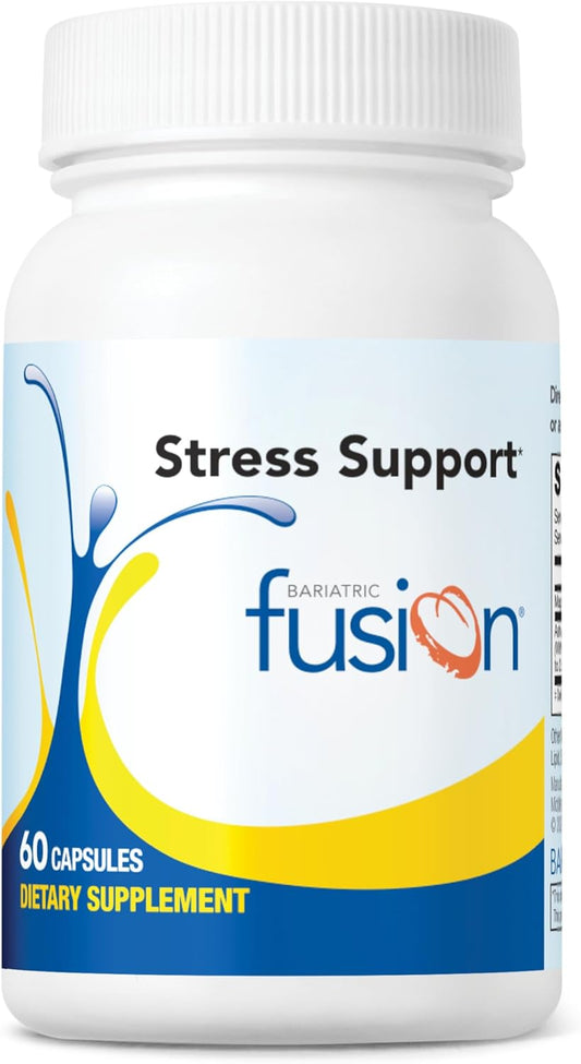 Bariatric Fusion Stress Support  Vegan Supplement with Magnesium  - 60 Capsules