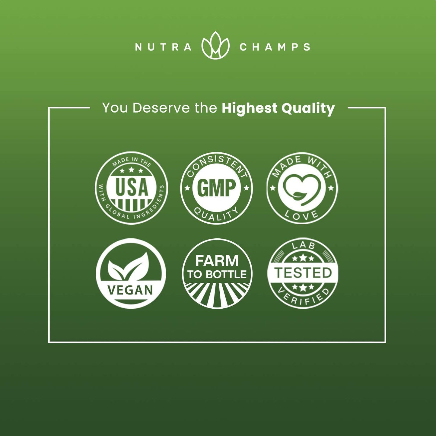 NutraChamps Super Greens Powder Premium Superfood | 20+ Organic Green Veggie