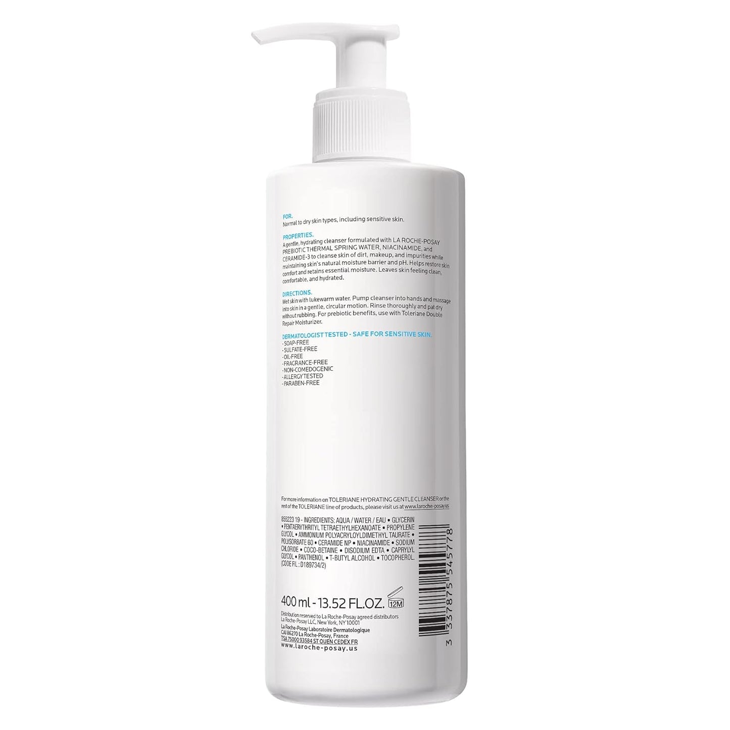 La Roche-Posay Toleriane Hydrating Gentle Face Cleanser