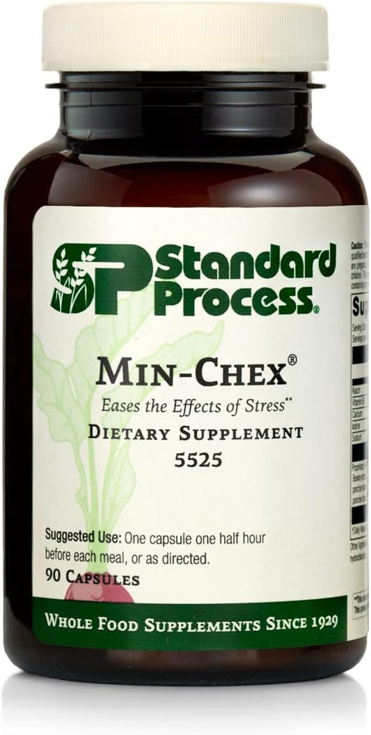 Standard Process Min-Chex - Whole Food Nervous System Supplement, 90 Capsules