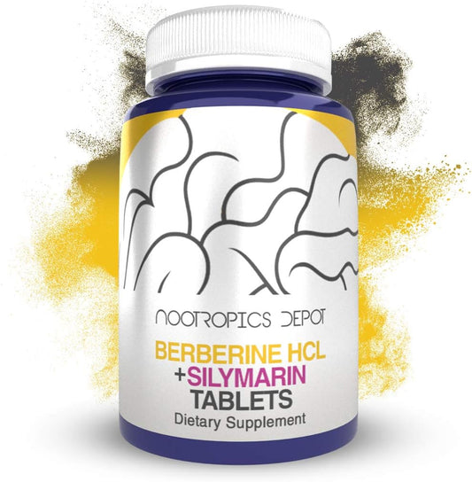 Nootropics Depot Berberine HCL + Silymarin  60 Tablets