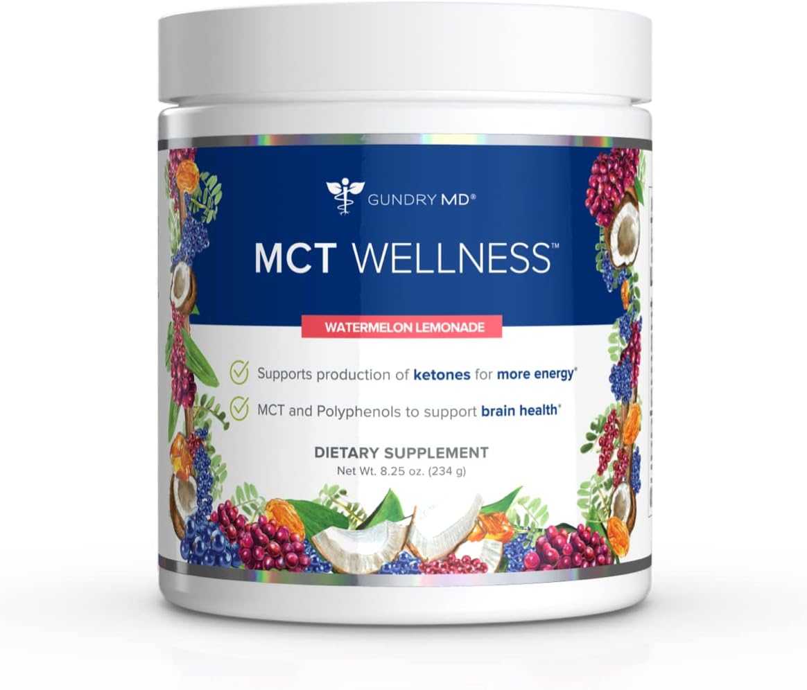 Gundry MD MCT Wellness Powder to Support Energy, Ketone Production