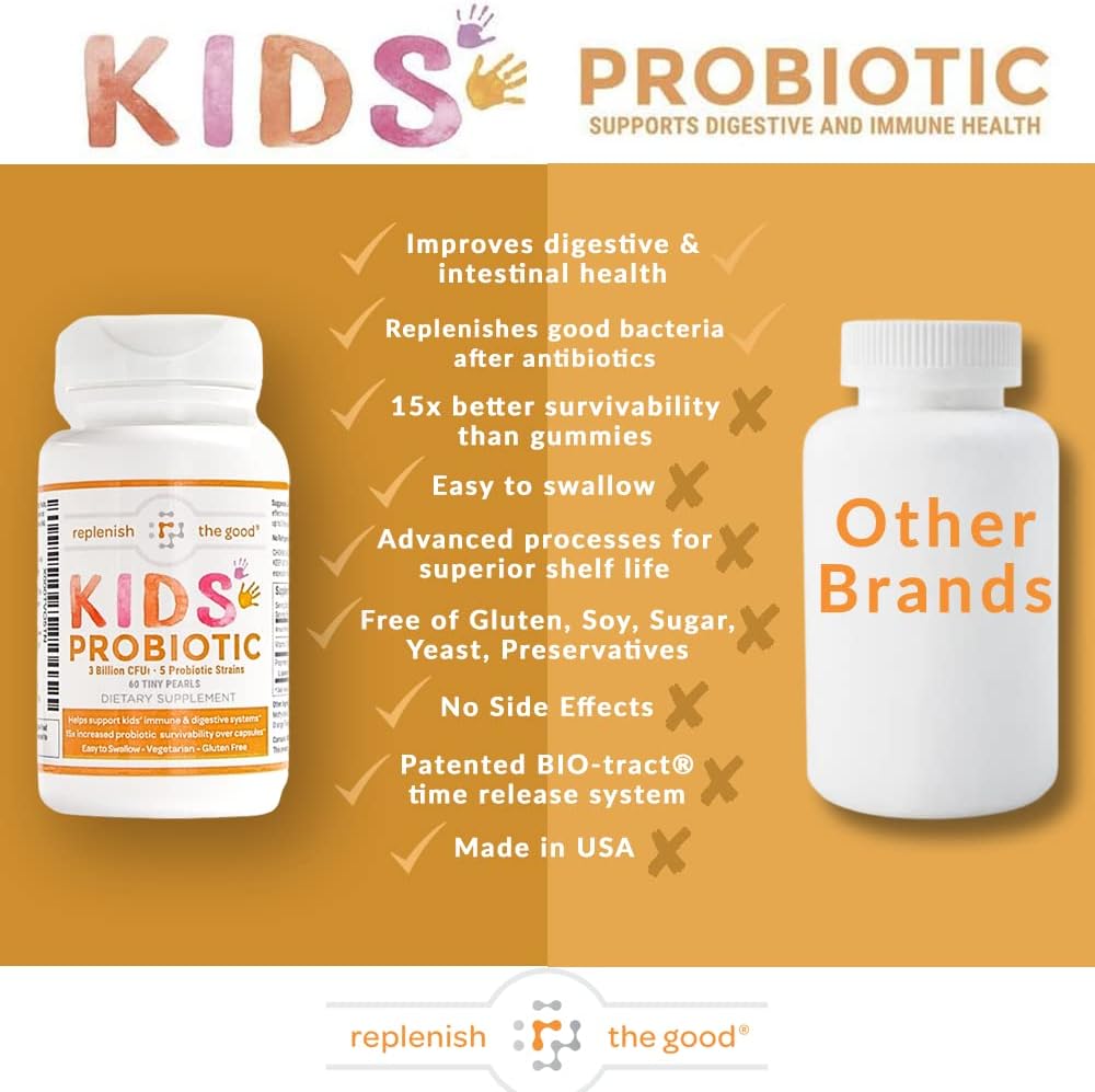 Replenish the Good Kids Vegan Probiotics 60 count