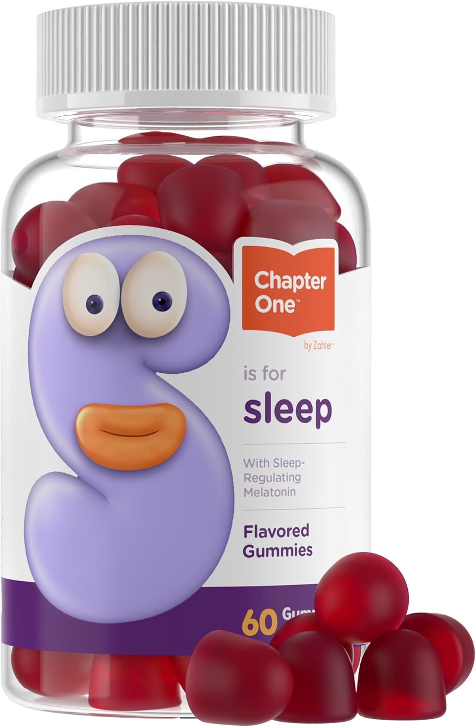 Zahler - Chapter One Sleep Melatonin Gummies for Kids & Adults (60 Flavored Gummies)