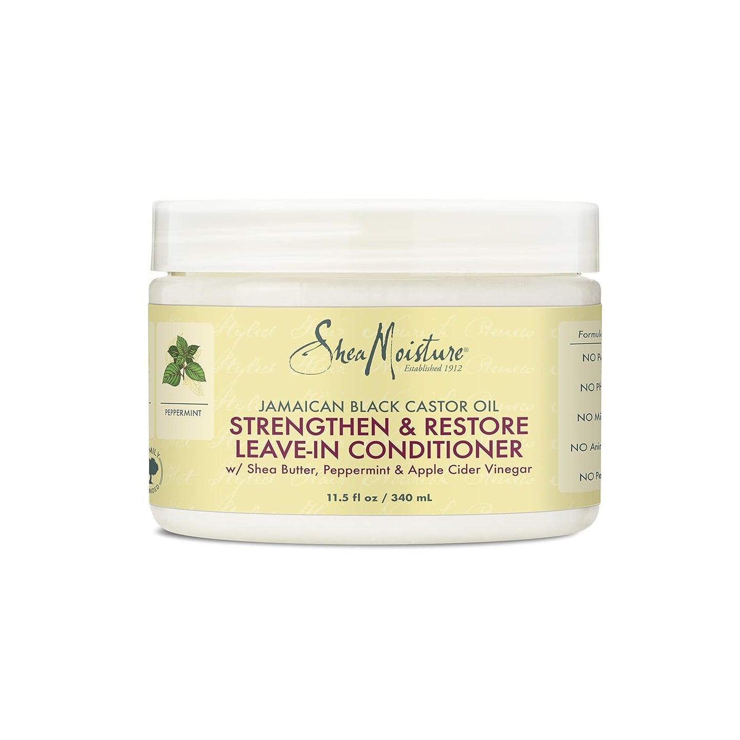 SheaMoisture Jamaican Black Castor Oil Leave In Conditioner For Damaged Hair