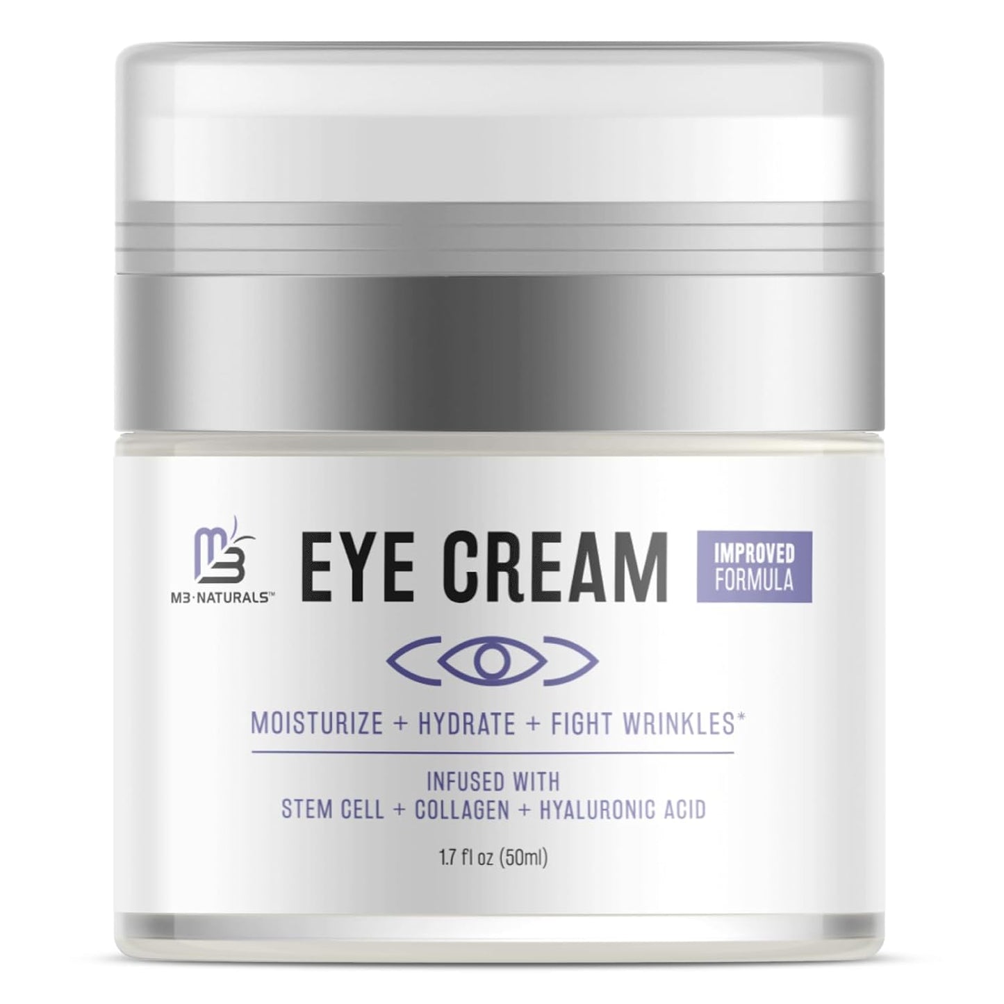 M3 Naturals Anti-Aging Eye Cream for Dark Circles and Puffiness with Collagen