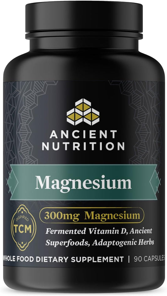 Magnesium Supplement by Ancient Nutrition, Magnesium ,90 Capsules