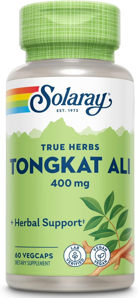 SOLARAY Tongkat Ali 400 mg, Longjack  60 Capsules