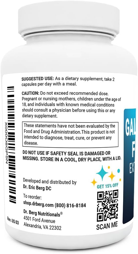 Dr. Berg Gallbladder Formula Extra Strength 90 Capsules