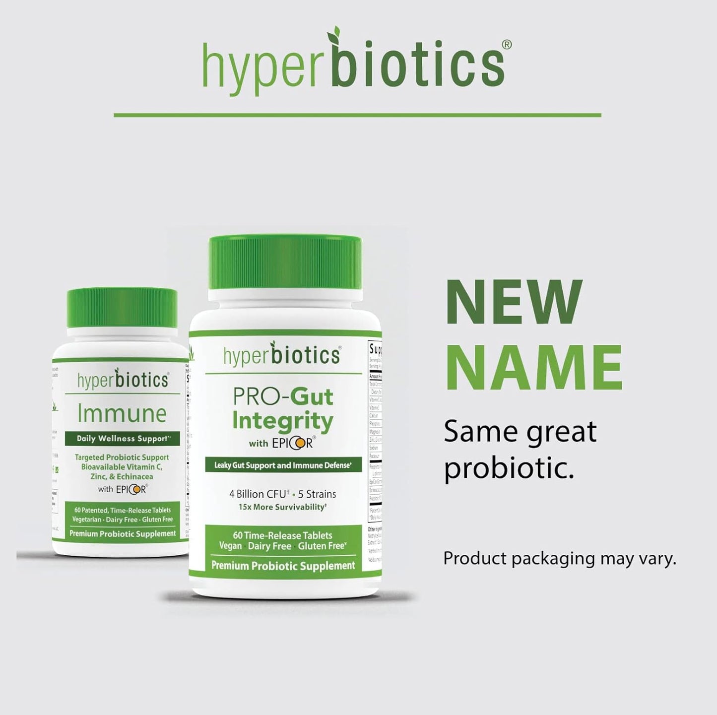 Hyperbiotics Pro Gut Integrity, Immune Probiotics | Vegan Time Release Capsules 60 count