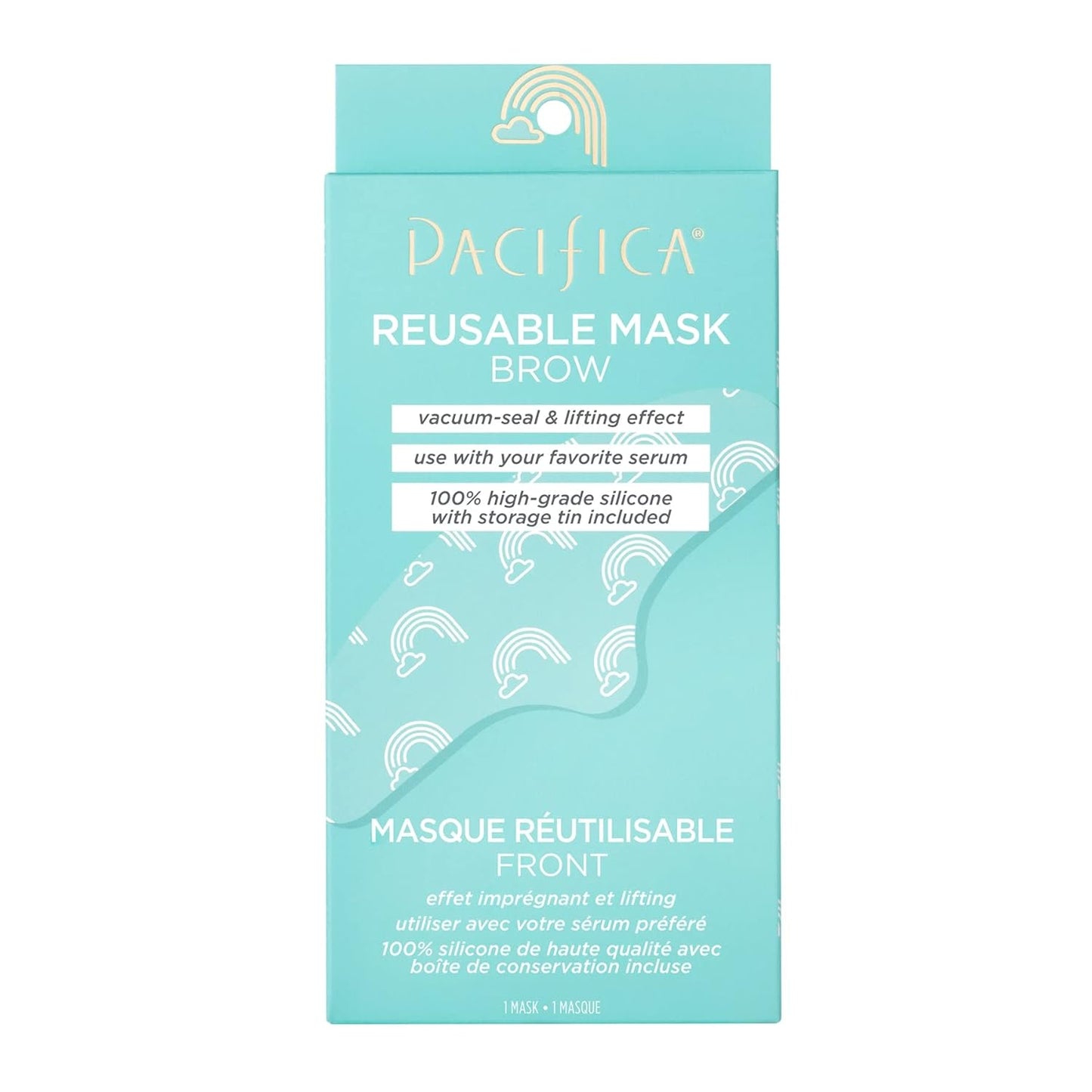 Pacifica Beauty, Reusable Brow Mask,100% Silicone, Vacuum Seal & Lifting Effect