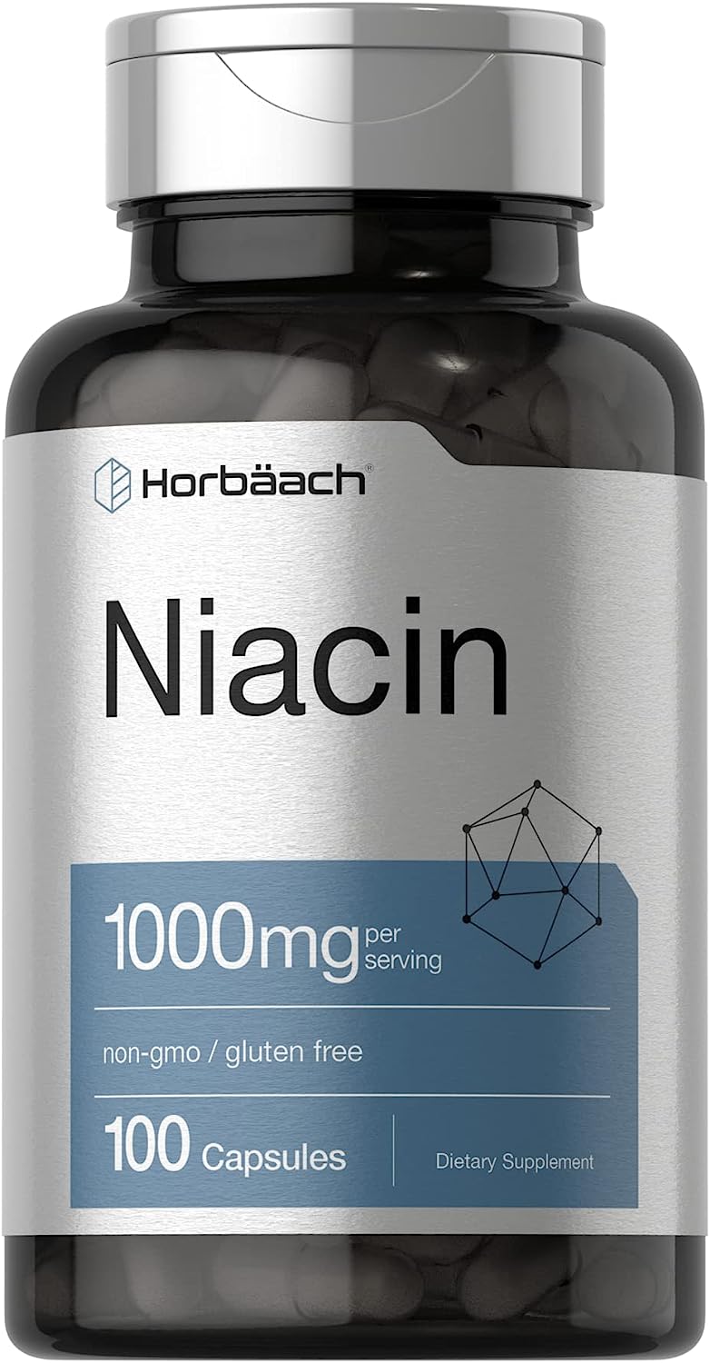 Niacin Vitamin B3 100 Capsules