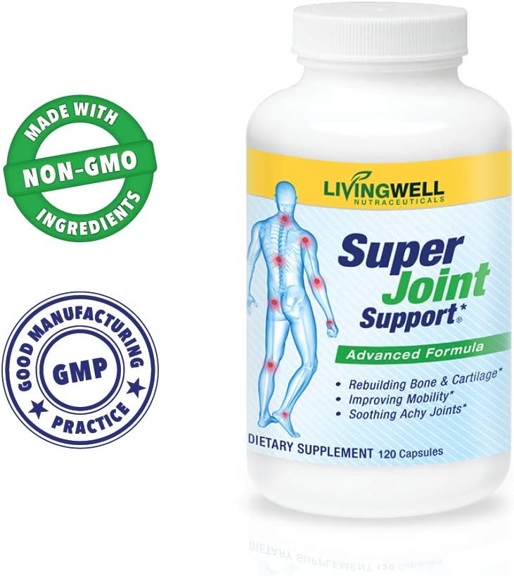 Glucosamine, Collagen, MSM & Chondroitin Joint Support Supplement -  120 Count