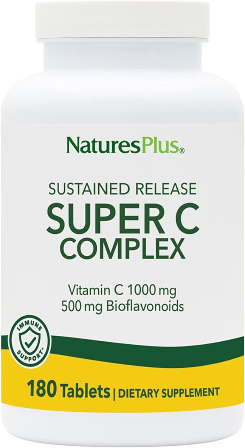 Nature's Plus Super C Complex Sustained Release - 180 Tablets