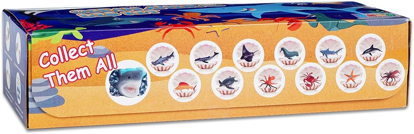 Lehoo Castle Ocean Animals Dig Kit, 3 Shark Teeth Fossils