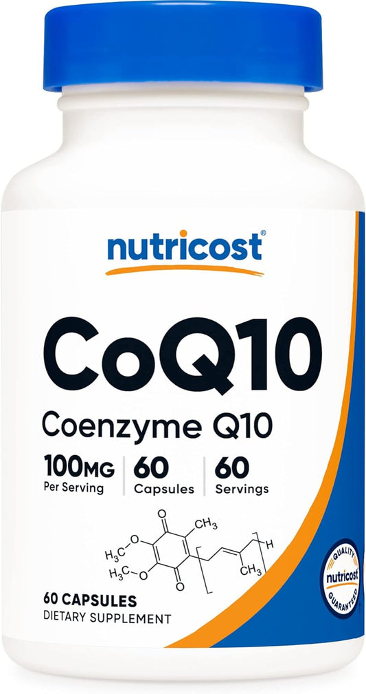 Nutricost CoQ10 100mg, 60 Vegetarian Capsules