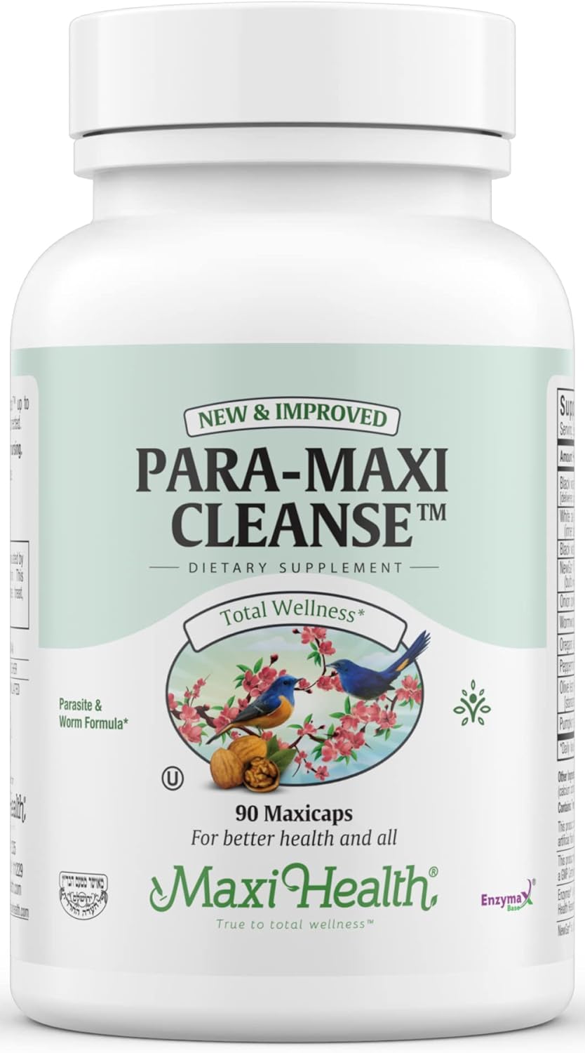 Maxi Health Intestinal Cleanse for Humans -90 Capsules