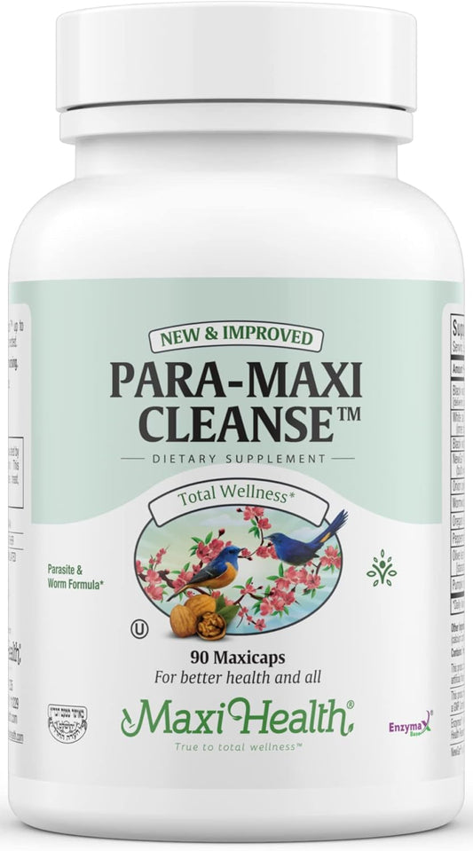 Maxi Health Intestinal Cleanse for Humans -90 Capsules