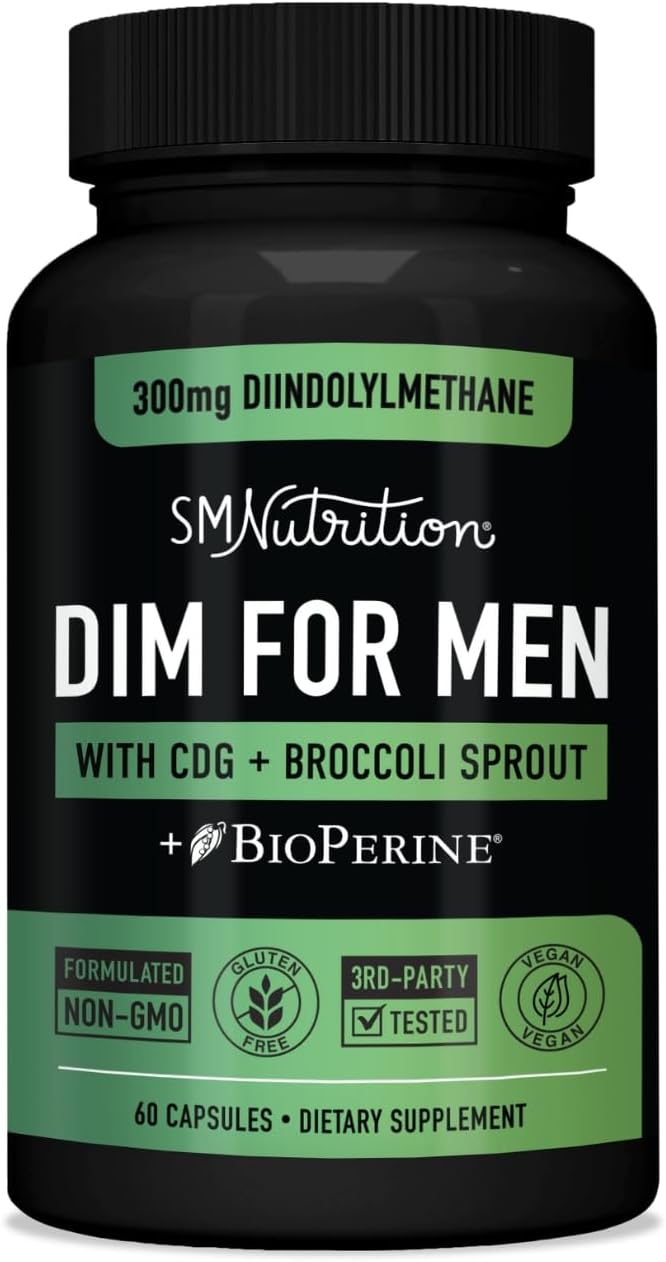 DIM 300mg For Men | Estrogen Blocker & Aromatase Inhibitor 30 count