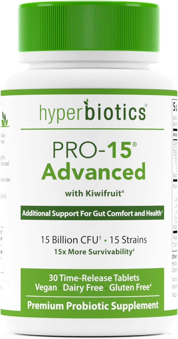 Hyperbiotics Pro 15 Advanced Probiotic Supplement 30 count