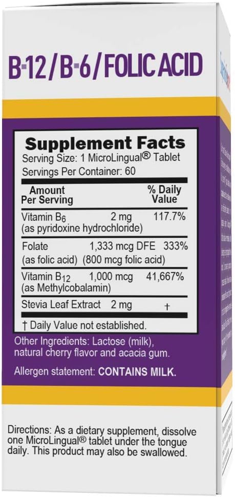 Superior Source No Shot Vitamin B12 Methylcobalamin 1000 mcg - 60 count