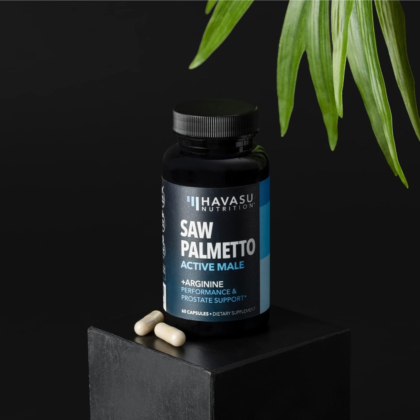 Saw Palmetto for Men with L Arginine Supplement  60 count