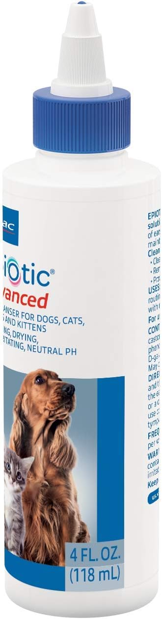 Virbac Epi-Otic Advanced Ear Cleanser For Dogs and Cats 4 FL oz