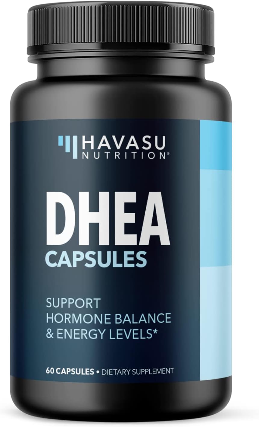 HAVASU NUTRITION DHEA 50mg Extra Strength Designed for Promoting Youthful Energy, 60 capsules