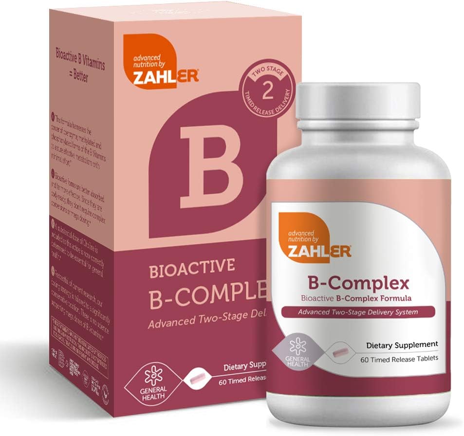 Zahler B Complex, Vitamin B Complex  - 60 Tablets