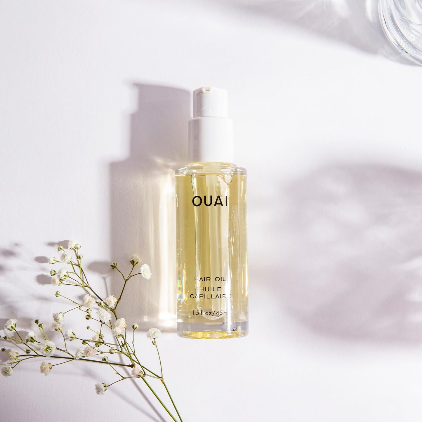 OUAI Hair Oil - Hair Heat Protectant Oil for Frizz Control - Adds Hair Shine