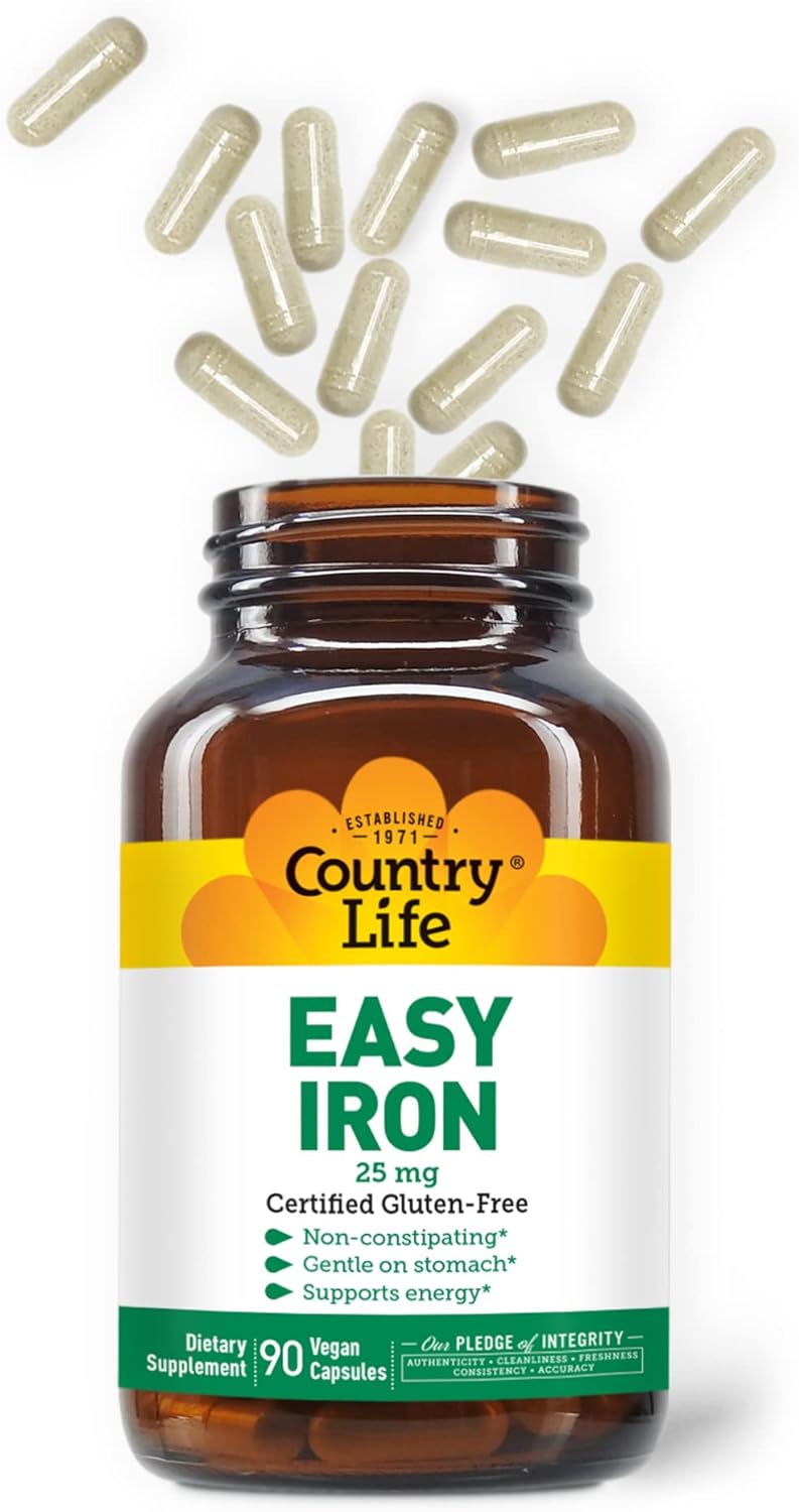 Country Life Easy Iron,  90 Vegetarian Capsules