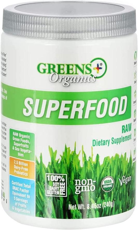 Greens+ Organic Superfood Raw Boost Energy 8.46 oz