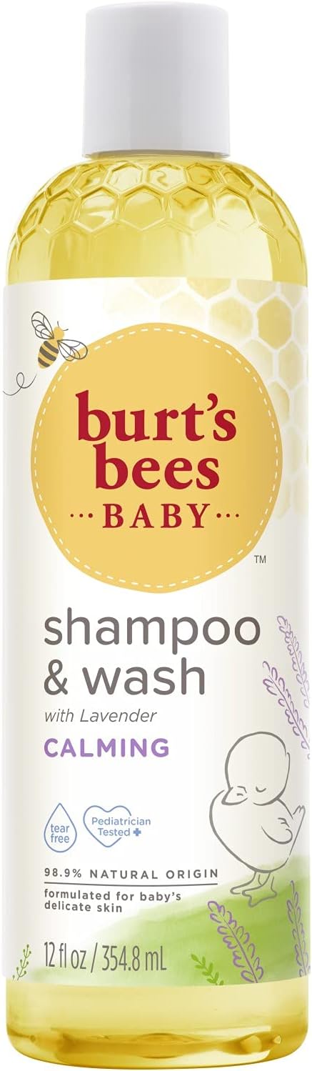 Burt's Bees Baby Lavender Shampoo & Wash,Tear Free Non Irritating Soap