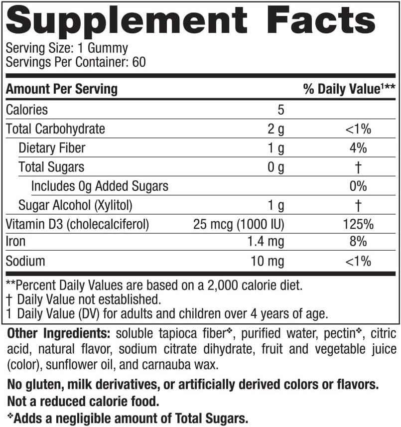 Nordic Naturals Zero Sugar Vitamin D3 Gummies