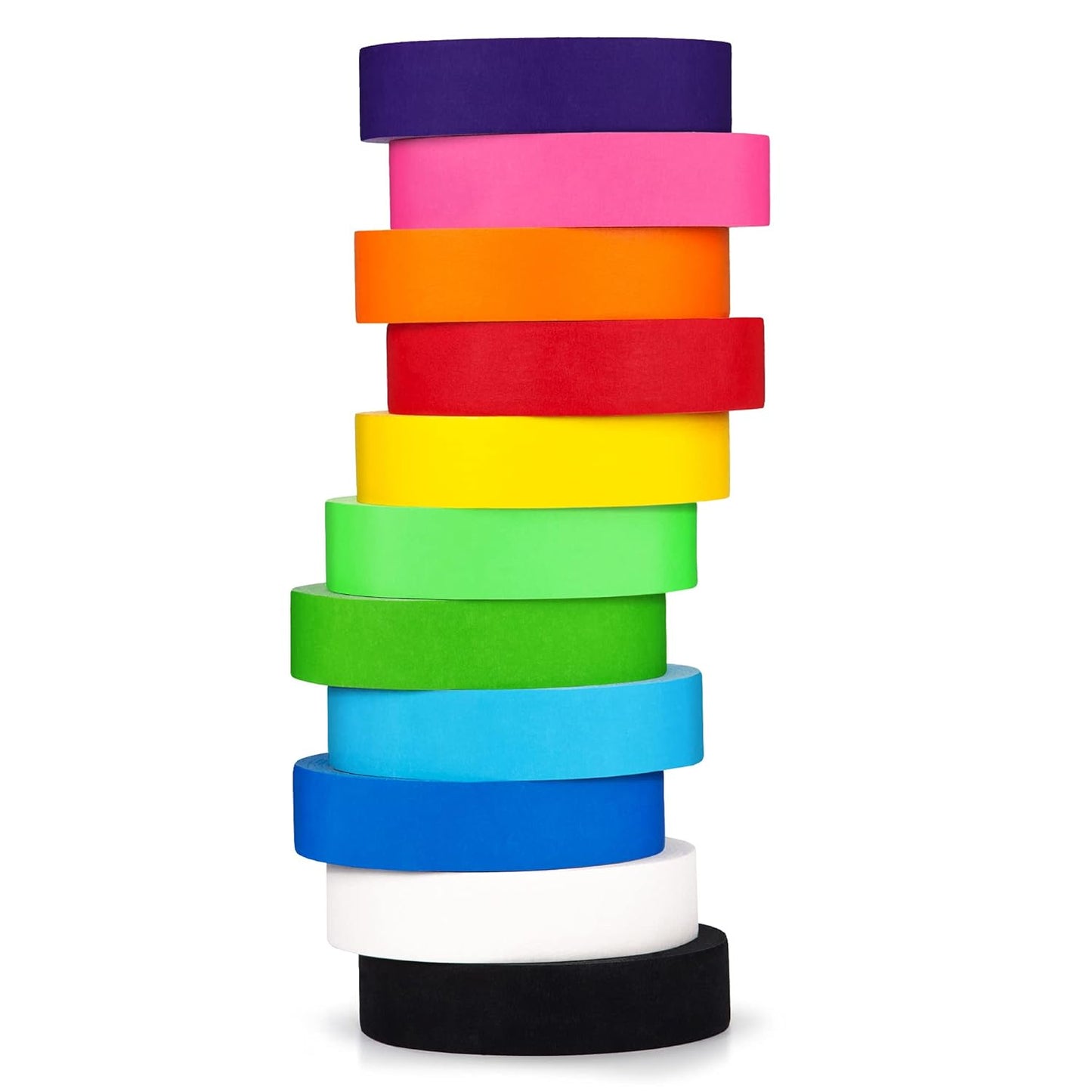 Craftzilla Colored Masking Tape – 11 Roll Multi Pack