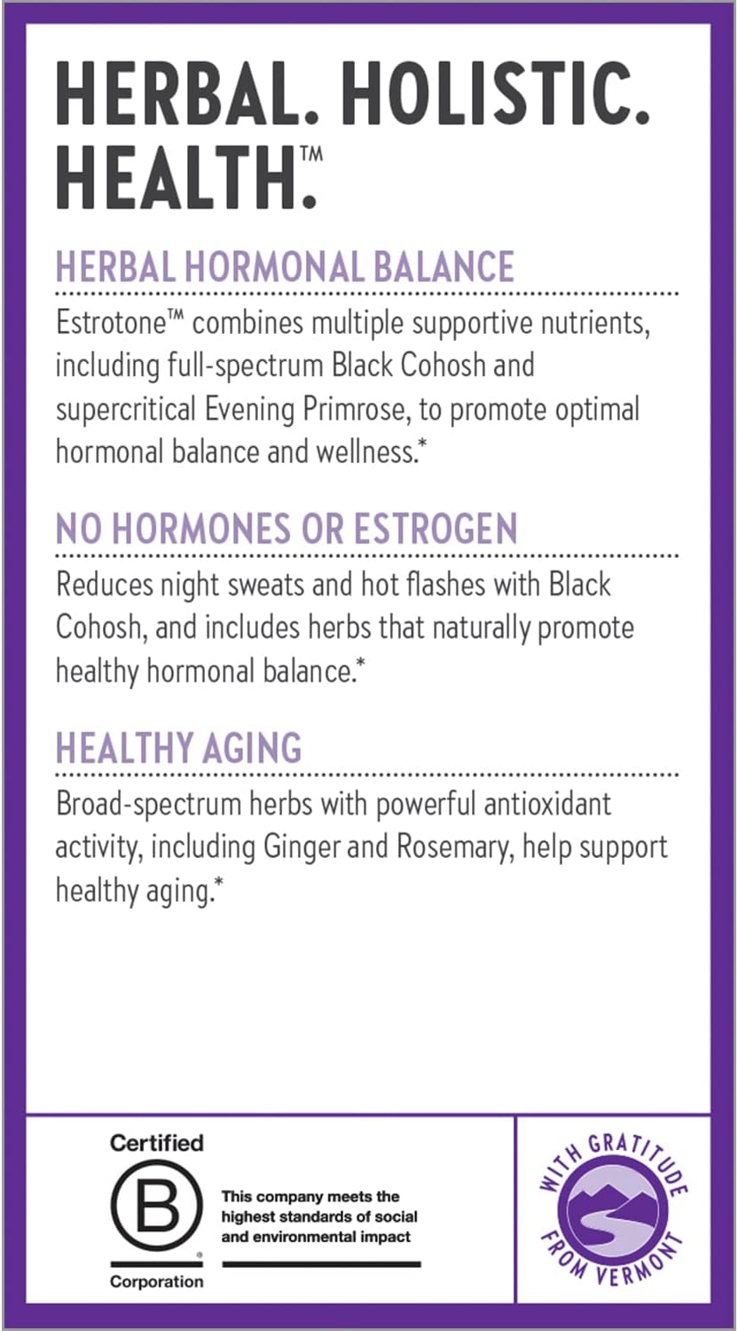 New Chapter Peri-Menopause - Estrotone Herbal Hormone  60 capsules