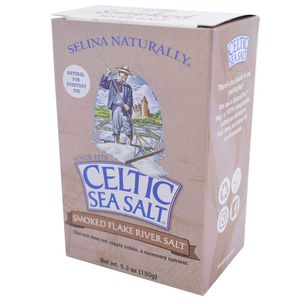 Celtic Sea Salt Smoked Flake Salt 5.3 Oz