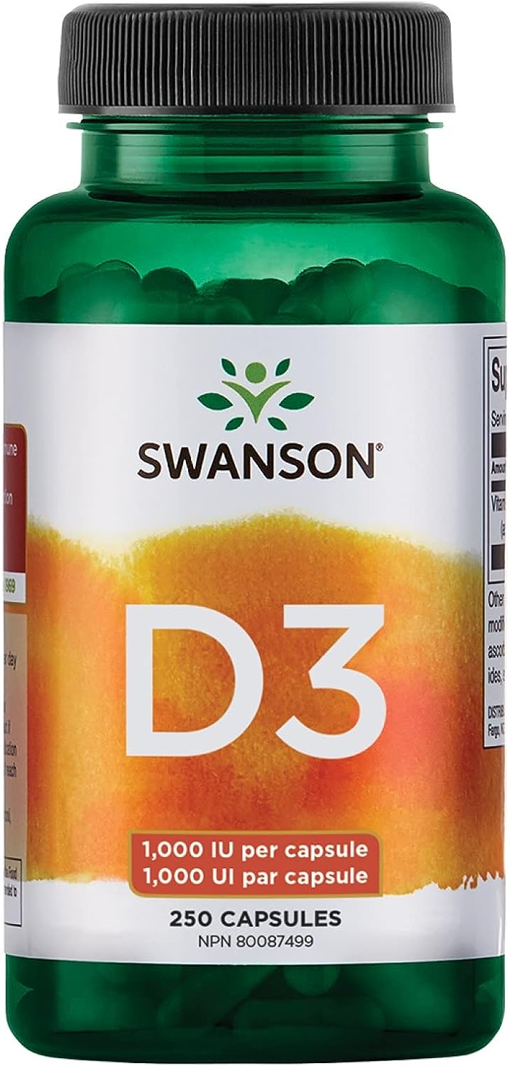 Swanson Vitamin D-3, 250 Capsules