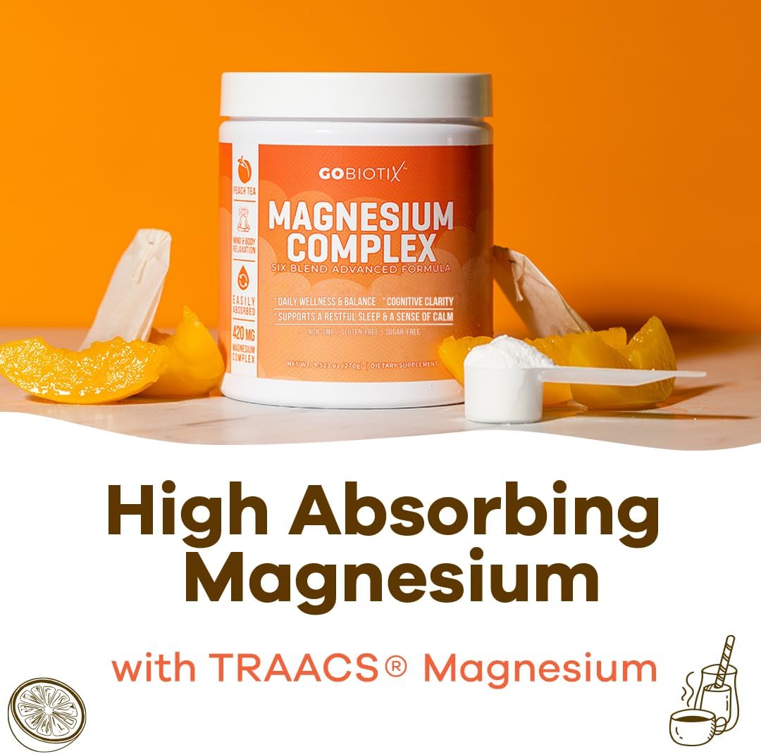 Magnesium Glycinate Powder - Magnesium Complex  with Citrate, 420 mg per Serving