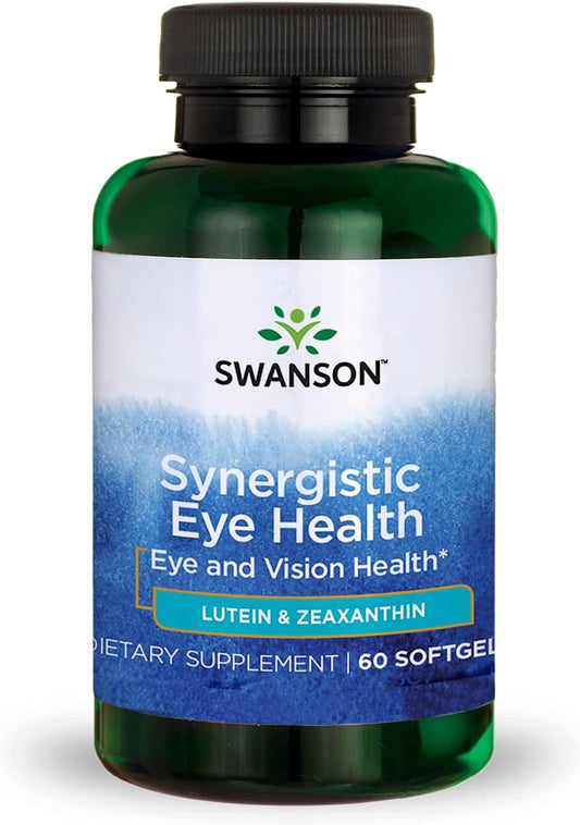 Swanson Lutein & Zeaxanthin Synergistic Eye Health Vision 60 Softgels