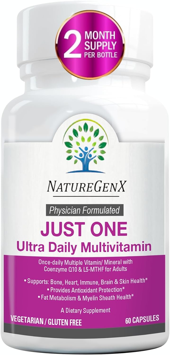 Just One Daily Methylated Multivitamin - 60 Caps Pure Methyl B12