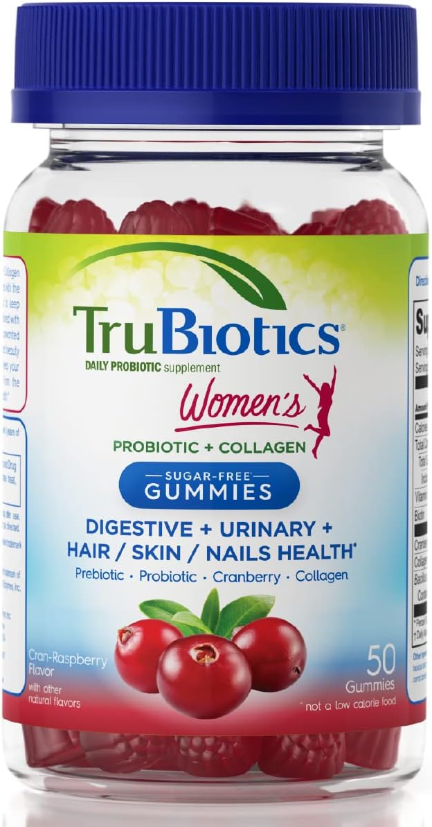 TruBiotics Probiotic Gummies with Collagen for Womens  50 Count